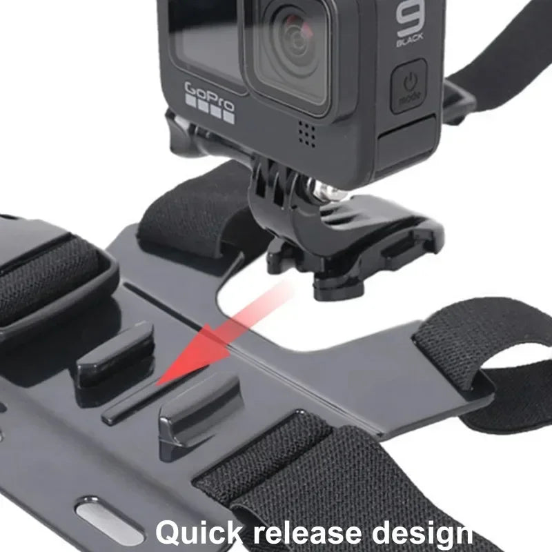 5 in 1 Mobile Phone Chest Strap Mounting Holder First Angle Video Record Life Phone Bracket Fixed Live Broadcast Accessories