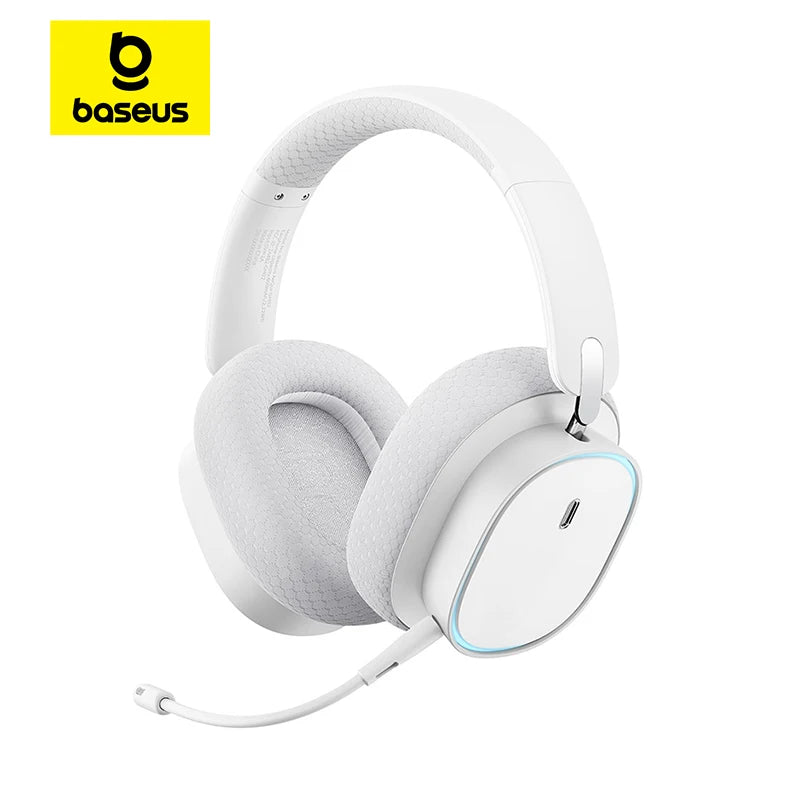 GH02 Gaming Wireless Headphone with Mic Over-Ear Headphones Bluetooth 5.3 40Mm Driver 2.4G/Wireless/Cable RGB Headsets