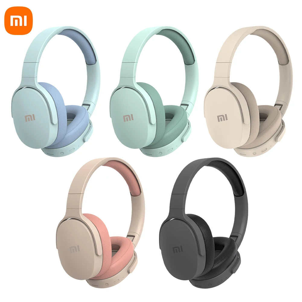Xiaomi Wireless Bluetooth Headphones over Ear Hifi Stereo Foldable Lightweight Headset Supports TF Cards 3.5Mm Type-C Interface