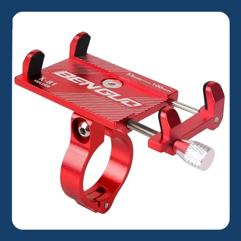 Bicycle Scooter Aluminum Alloy Mobile Phone Holder Mountain Bike Bracket Cell Phone Stand Cycling Accessories