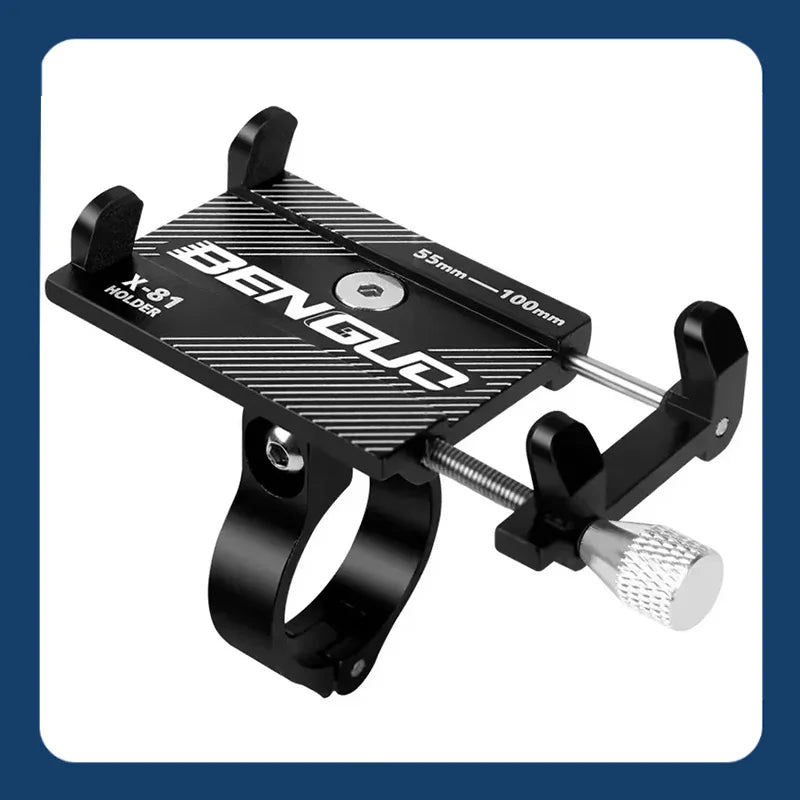Bicycle Scooter Aluminum Alloy Mobile Phone Holder Mountain Bike Bracket Cell Phone Stand Cycling Accessories