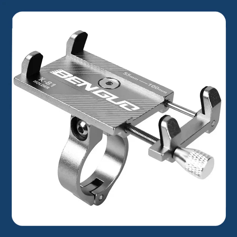 Bicycle Scooter Aluminum Alloy Mobile Phone Holder Mountain Bike Bracket Cell Phone Stand Cycling Accessories
