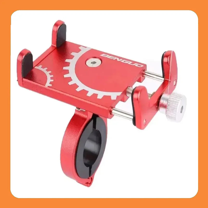 Bicycle Scooter Aluminum Alloy Mobile Phone Holder Mountain Bike Bracket Cell Phone Stand Cycling Accessories